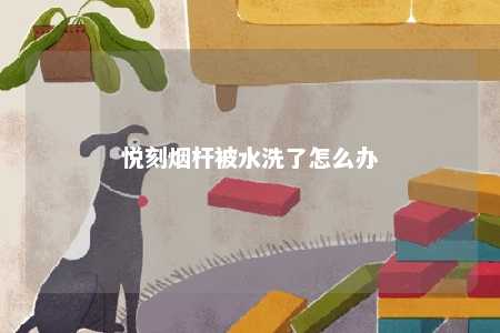 悦刻烟杆被水洗了怎么办