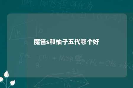 魔笛s和柚子五代哪个好