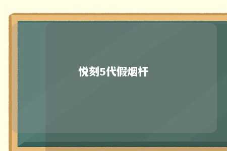 悦刻5代假烟杆