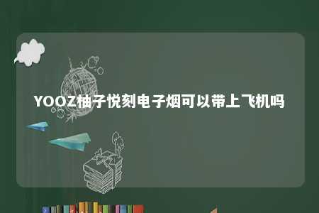 YOOZ柚子悦刻电子烟可以带上飞机吗